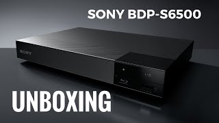 Sony Bluray 3D Player 4K UHD Upscale BDPS6500 Unboxing 2016 [upl. by Ait22]