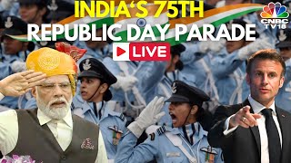 Republic Day Parade 2024 LIVE  India Celebrates 75th Republic Day  PM Modi  Kartavya Path  N18L [upl. by Olegnalehcim]