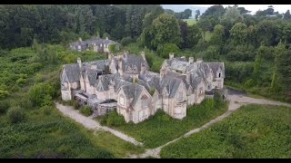 Drone Footage World War Abandoned Hospital Cairndhu House Larne [upl. by Selinski]