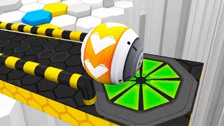 GYRO BALLS  All Levels NEW UPDATE Gameplay Android iOS 990 GyroSphere Trials [upl. by Attelocin]