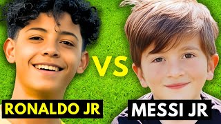 Ronaldo JR vs Thiago Messi Whos BETTER   Football [upl. by Erodavlas]