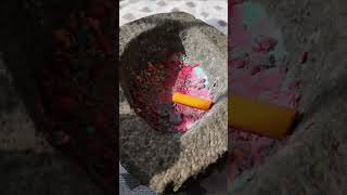 Chalk asmr chalk crushing satisfying asmr shorts [upl. by Samaj]