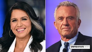 ELECTION 2024 Tulsi Gabbard and RFK Jr added to Trump transition team msnbc abcnews foxnews [upl. by Sitnik636]