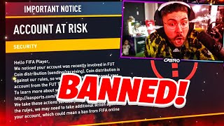 I GOT BANNED ON FIFA 22 [upl. by Norehs]