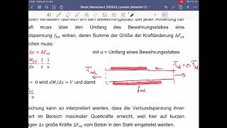 Massivbau 1 Vorlesung 13  Verankerungslängen [upl. by Nnyl137]