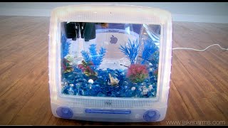 iMac Aquarium quotMacquariumquot Fish Tank made out of an Apple G3 iMac [upl. by Sophey776]