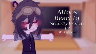 The Aftons React To Security Breach  Freddy amp Monty  FNAF  1 [upl. by Agiaf]