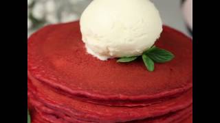 Red Velvet Pancakes recipe [upl. by Fahy94]