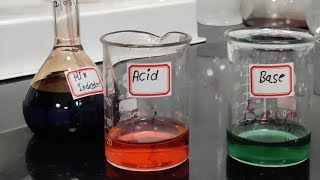 Methyl Red and Bromocresol Green Mix Indicator colour in Acid Base Solution chemi 🧑‍🔬🧪⚗️ shorts [upl. by Clyte]