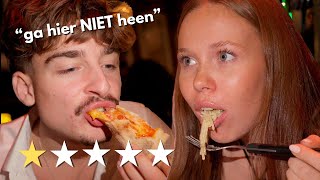 BESTE VS SLECHTSTE RESTAURANTS IN AMSTERDAM [upl. by Leinod217]