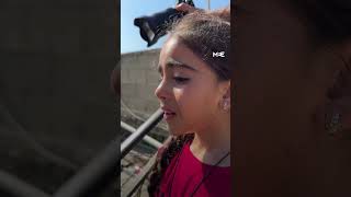 Palestinian child asks for key as keepsake after Israeli forces destroyed her home [upl. by Sigismundo]