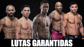 DEIVESON VS BENAVIDEZ 2 BORRACHINHA VS ADESANYA OU ROMERO [upl. by Aikemehs]