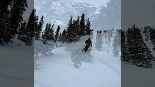 Skiing Gods Lawnmower in Big Cottonwood Canyon on March 29 2024 [upl. by Ishmael993]