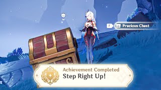 STEP RIGHT UP for Hidden Chest amp Achievement Enkanomiya Genshin Impact [upl. by Lenes]