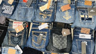 Cheapest Export Surplus Branded Jeans Wholesaler  90 Off On Luxury Branded Jeans In Delhi [upl. by Ecnav271]