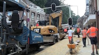 Amstenrade hoofdstraat laatse fase aanleg nieuwe riolering [upl. by Allicerp584]