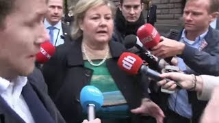 Erna Solberg  Regner med vi får punkt på punkt med kritikk [upl. by Amory]