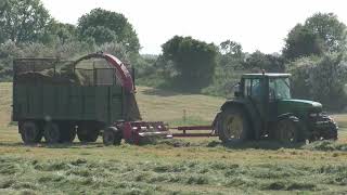 Silage 2023 John Deere amp JF [upl. by Ytsenoh]