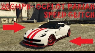 GTA V  New Ocelot Pariah 200MPH SPEED GLITCH 144 [upl. by Gerstner659]