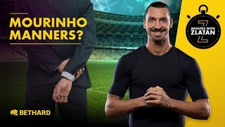 Minutes with Zlatan  Mourinho manners [upl. by Biebel]