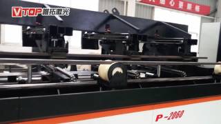 1000w CNC Fiber Laser Tube  Pipe Cutter With Automatic Feeding and Collecting Device [upl. by Drucy]