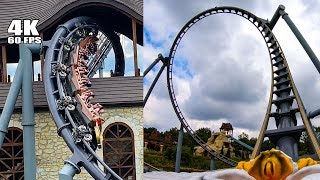 BEST Roller Coaster in Poland Lech Coaster Legendia MultiAngle 4K POV Onride [upl. by Korrie286]