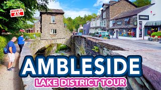 AMBLESIDE  A stunningly beautiful Lake District UK town in Cumbria England [upl. by Jolyn877]