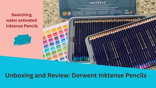 Discovering Inktense Unboxing and review [upl. by Nakasuji467]