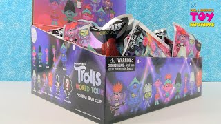 Trolls World Tour Figural Bag Clip Full Box Unboxing  PSToyReviews [upl. by Eniac]