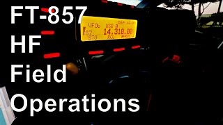 Yaesu FT857D Field Operation [upl. by Fawna]