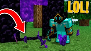 Encontramos las HERRAMIENTAS y ARMADURAS de los PORTALES de MINECRAFT😱 CarlosCastle [upl. by Akinam]