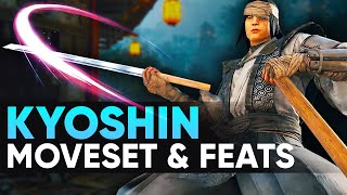 Kyoshin Moveset amp Feats  For Honor New Samurai Original Hero  Year 5 Season 2 MIRAGE [upl. by Chaffin]