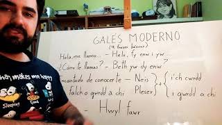 Aprender IDIOMA GALES MODERNO Cuatro oraciones básicas conversacionales [upl. by Frisse490]