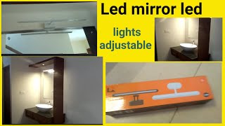 led lights mirror light adjustabletable top wash baisen mirror lighti love god [upl. by Berk496]