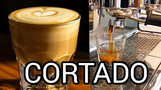 CORTADO COFFEE BARISTA TRAINING  HOW TO MAKE CORTADO COFFEE [upl. by Marzi696]