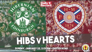 Hibs v Hearts team news TV and live stream details for Edinburgh derby Scottish Cup clash [upl. by Lucienne662]