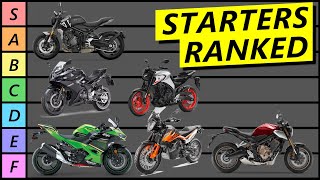 Beginner Motorcycle Tier List  Best Starter Bike [upl. by Htrag940]