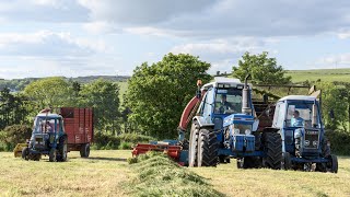 Classic Silage West Cork  Ford 7810 7600 amp 6600  May 2022 Part 1 [upl. by Aymer]