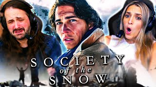 SOCIETY OF THE SNOW MOVIE REACTION FIRST TIME WATCHING La Sociedad de la Nieve  Full Movie Review [upl. by Kelci3]