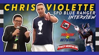 Power Rangers SPD Chris Violette Interview at Power Morphicon 2018 [upl. by Pisarik]