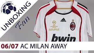 AC Milan Away Retro Jersey 0607 JJSport Fan Version Unboxing Review [upl. by Alak888]