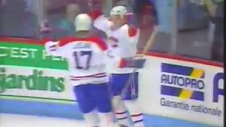 Paul DiPietro Goal  Game 5 1993 Stanley Cup Final Canadiens vs Kings [upl. by Dowdell]