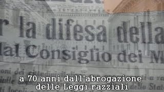 19381944 La politica razziale del regime fascista a Siena [upl. by Nhojleahcim]