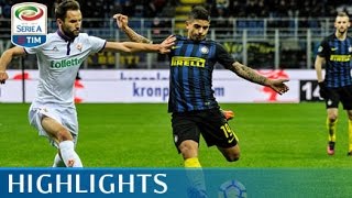 Inter  Fiorentina  42  Highlights  Giornata 14  Serie A TIM 201617 [upl. by Lawrenson]