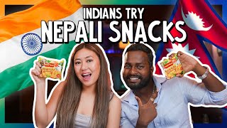 Indians Try Nepali Snacks  Ok Tested [upl. by Scharff]