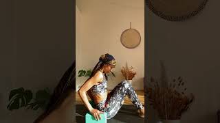 Kemetic yoga and how to use block [upl. by Daenis]