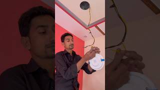 How to install ceiling light  ceiling light fixture ytsearch electrician shortsfeed hindi [upl. by Cyndi]