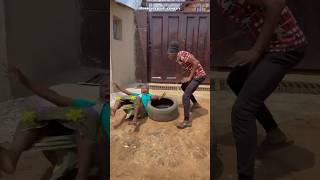 Tyre hit old woman brightlightcomedy comedy comedyvideos funny funnyshorts shorts [upl. by Neeli]