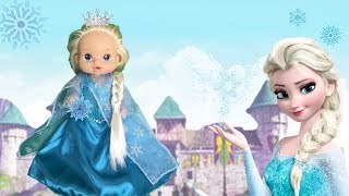 BIA BAGUNÇA é Princesa ELSA no Castelo do FROZEN  Bela Bagunça [upl. by Packston329]