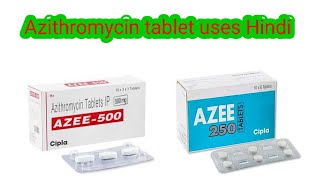 Azee tablet 500mg250mg Azithromycin [upl. by Ciapas]